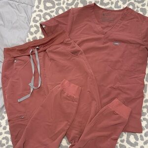 Figs Mauve Scrub Set